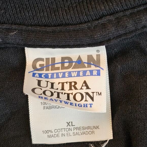 Vtg Y2K 2002 Streetwear Mens XL Bike Blessed In Hell Michigan Spell Out T-Shirt - Picture 8 of 12